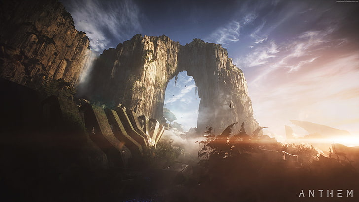 E3 2018, screenshot, Anthem, 4K, sunlight, sky, nature, beauty in nature, HD wallpaper