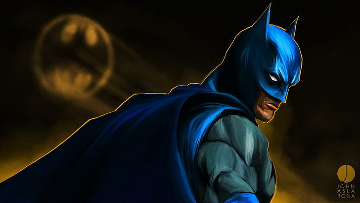 batman illustration, knight