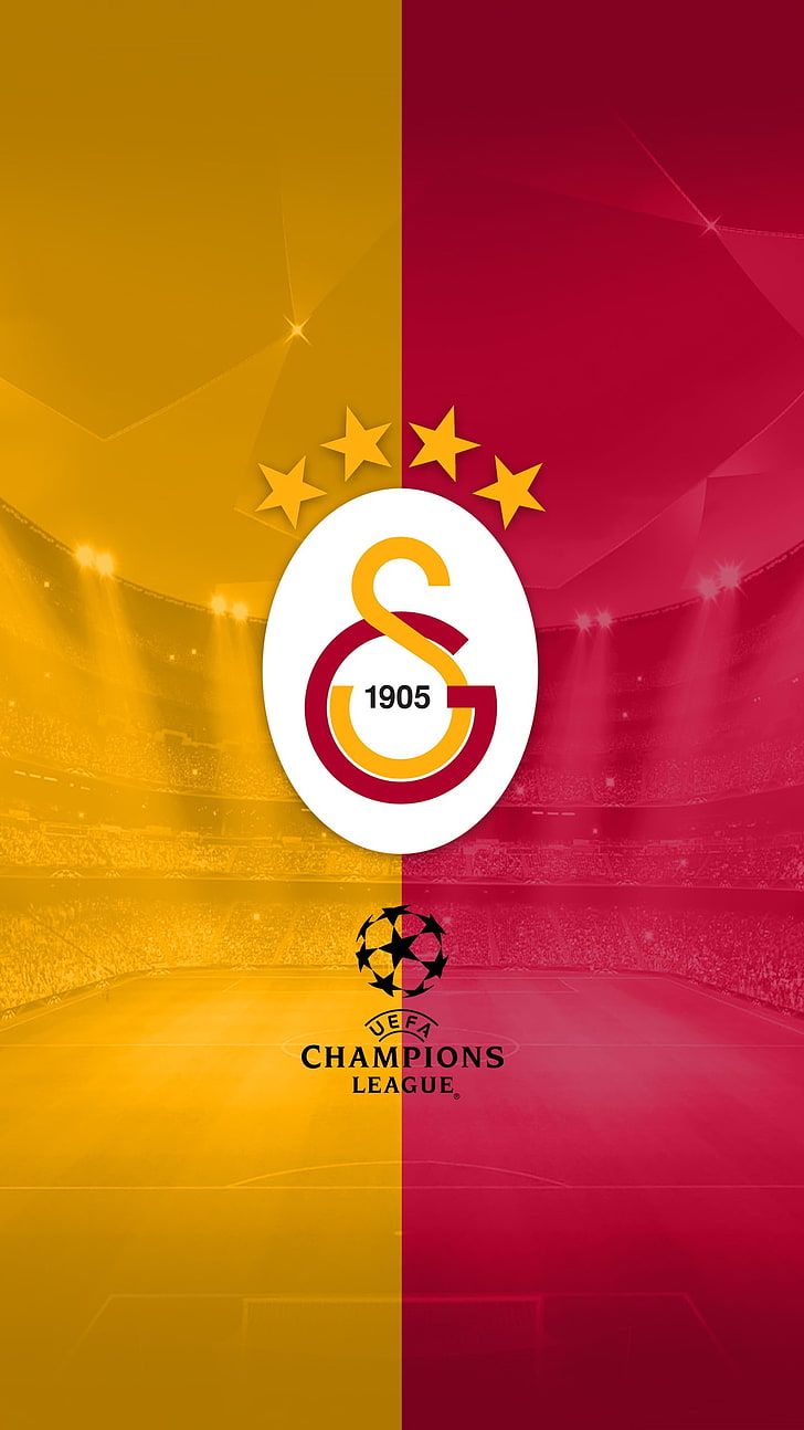 Galatasaray S.K., soccer, communication, yellow, sign, text