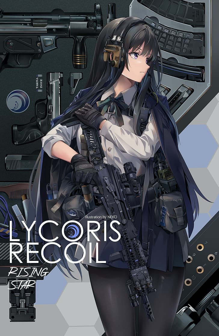 Lycoris Recoil Anime Chisato and Takina Wallpaper 4K #6710g