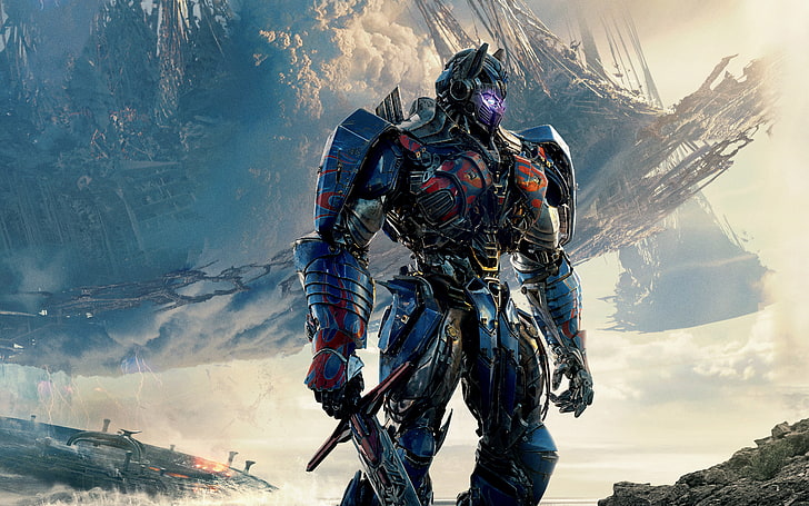 Optimus Prime Transformers The Last Knight, mountain, cloud - sky
