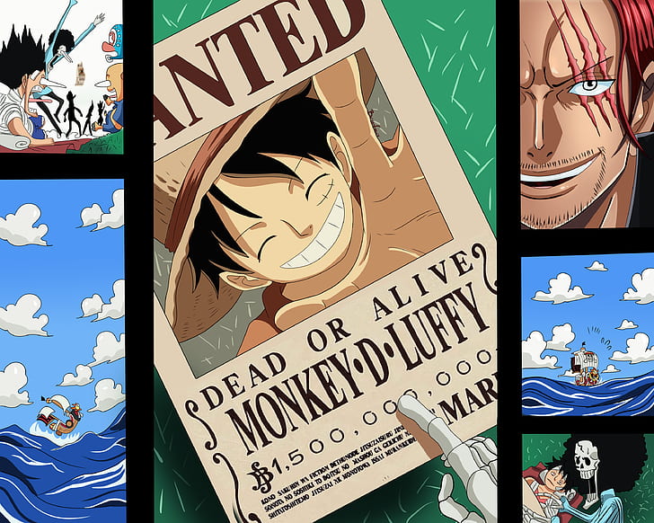 Anime, One Piece, Brook (One Piece), Carrot (One Piece), Monkey D. Luffy, HD wallpaper