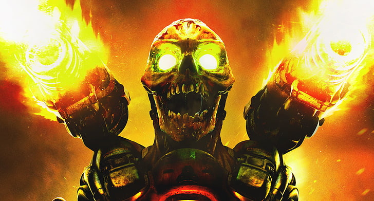 Doom Revenant wallpaper, Doom (game), video games, close-up, people