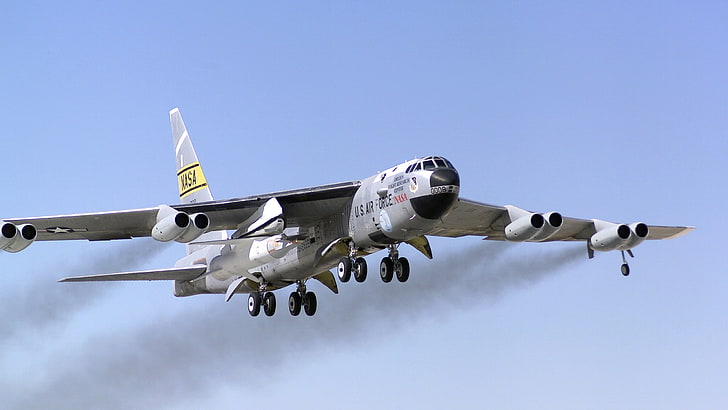 airplane, Boeing, Boeing B-52 Stratofortress, NASA, B-52B Mothership, HD wallpaper