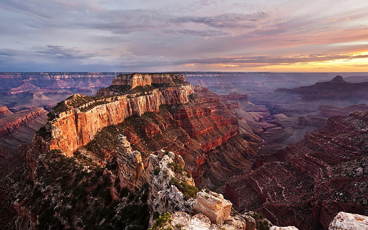 nature, landscape, Grand Canyon, rock formation, scenics - nature, HD wallpaper