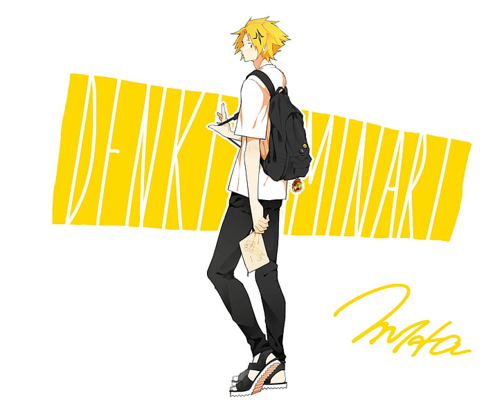 Anime, My Hero Academia, Denki Kaminari, HD wallpaper