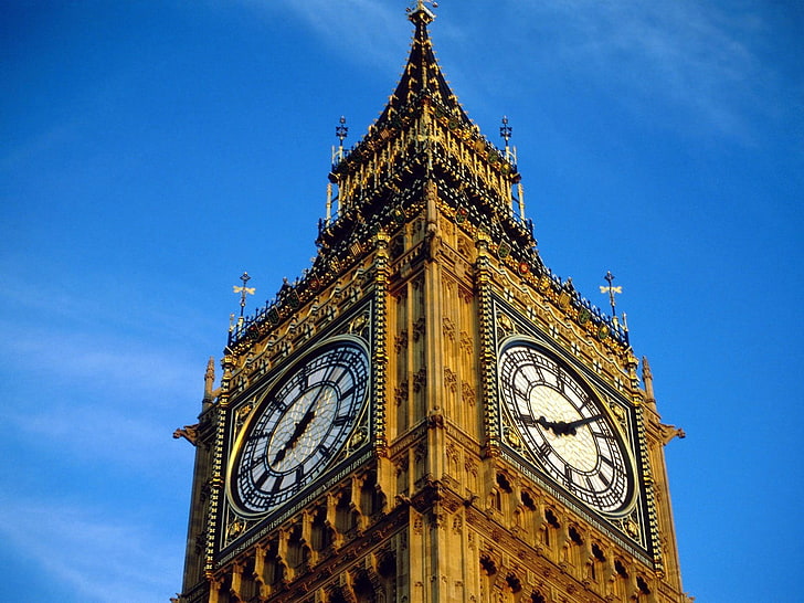 architecture, Big Ben, clocktowers, building, London, building exterior