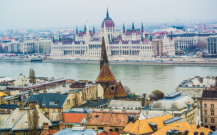 Cities, Budapest, Hungarian Parliament Building, Hungary, built structure, HD wallpaper