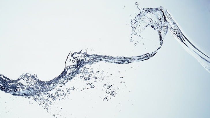 water droplet illustration, 4k, 5k wallpaper, splash, glass, abstract, HD wallpaper