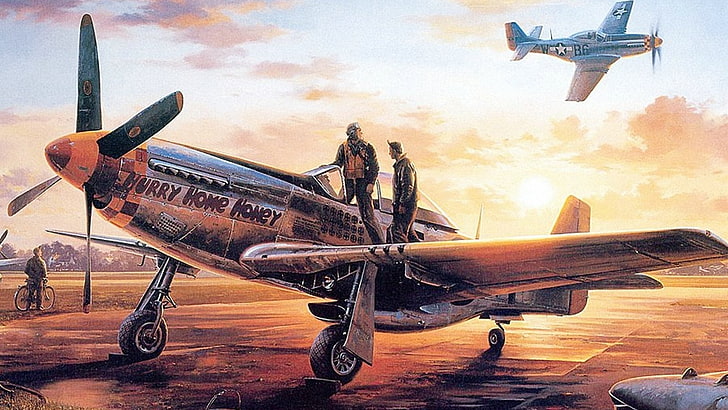 Hd Wallpaper Military Aircrafts North American P 51 Mustang World War Ii Wallpaper Flare