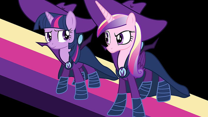 Twilight Sparkle, 2 little ponies characters, cartoons, 1920x1080