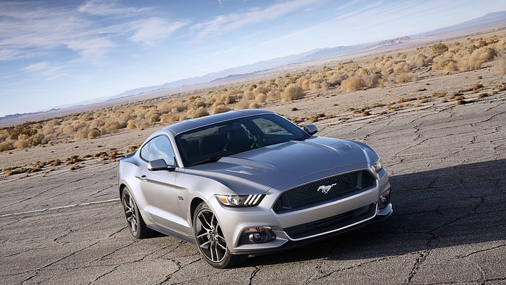 2015, Ford, Ford Mustang, GT, car, mode of transportation, motor vehicle, HD wallpaper