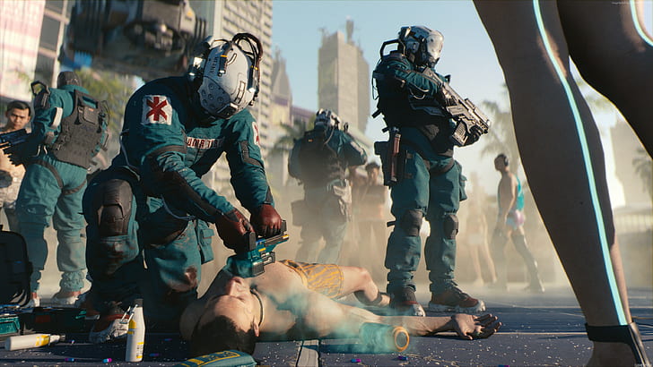 Cyberpunk 2077, 4K, E3 2018, screenshot