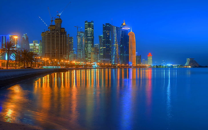 Cities, Doha, HD wallpaper