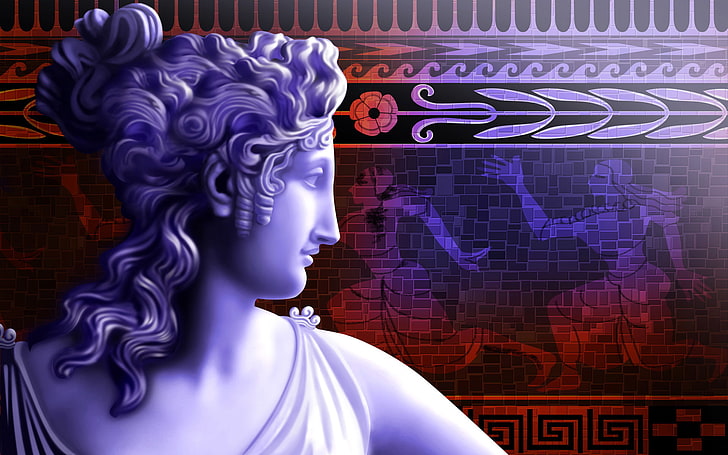 HD wallpaper: patterns, Greece, Venus, mural, goddess, Aphrodite, nation  culture | Wallpaper Flare