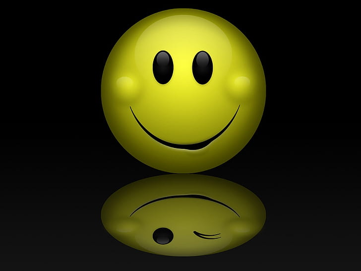 Smiley HD, abstract, 3d