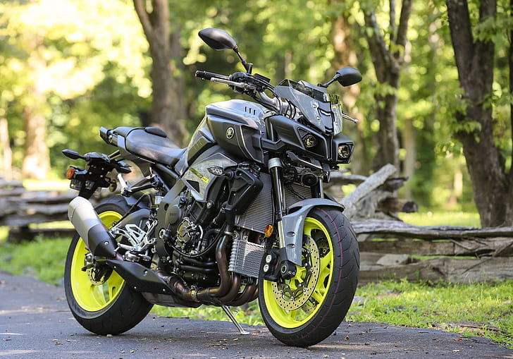 motorcycle, Yamaha FZ-10, vehicle, outdoors, HD wallpaper