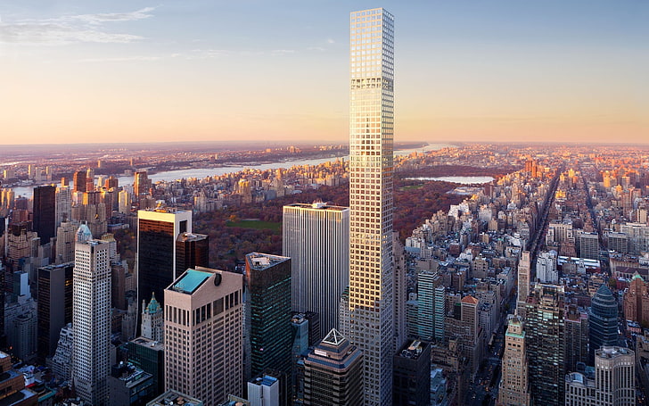 gray high-rise building, city, cityscape, New York City, skyscraper