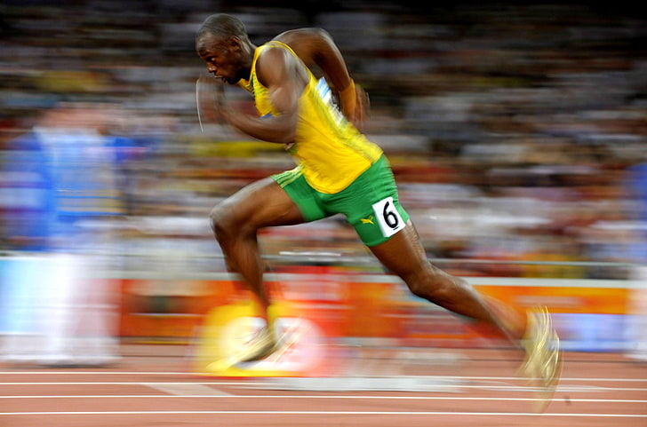Usain Bolt, Athletics, HD wallpaper