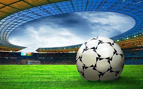 HD wallpaper: Football, soccer ball with fire wallpaper, Elements