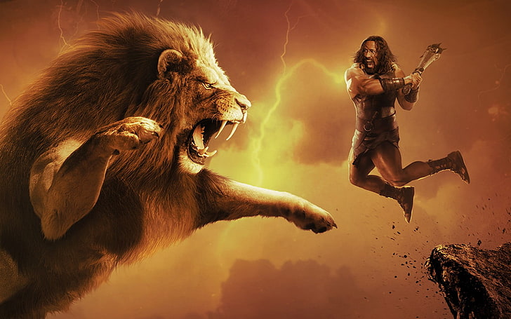 Fight with a lion 1080P, 2K, 4K, 5K HD wallpapers free download | Wallpaper  Flare