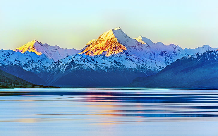 Aoraki, Mount Cook, New Zealand, 4K, mountain, scenics - nature, HD wallpaper