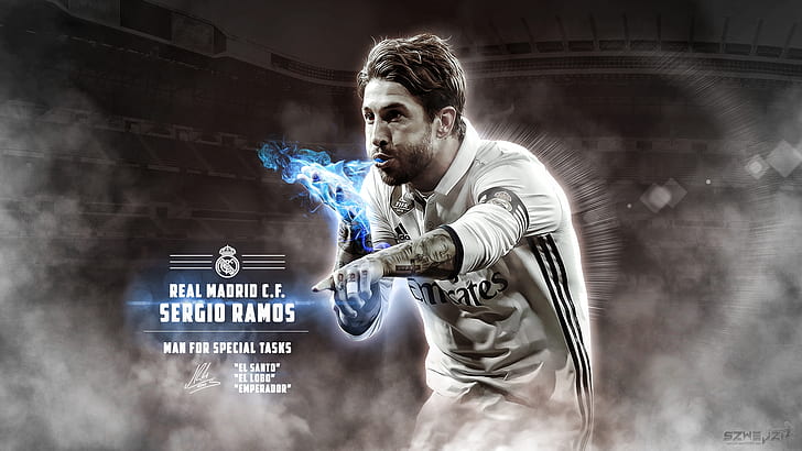 Soccer, Sergio Ramos, Real Madrid C.F., Spanish