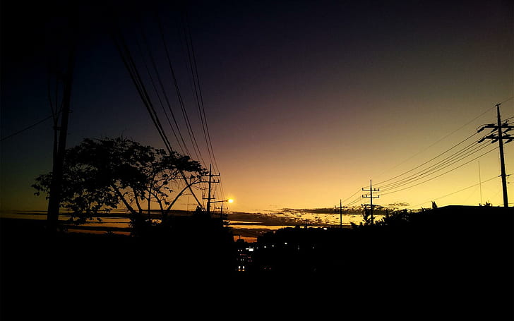 Sunset Image Download, sunrise - sunset, HD wallpaper