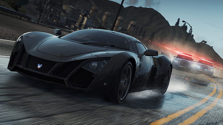 squirt, chase, race, need for speed most wanted 2, marussia b2, HD wallpaper