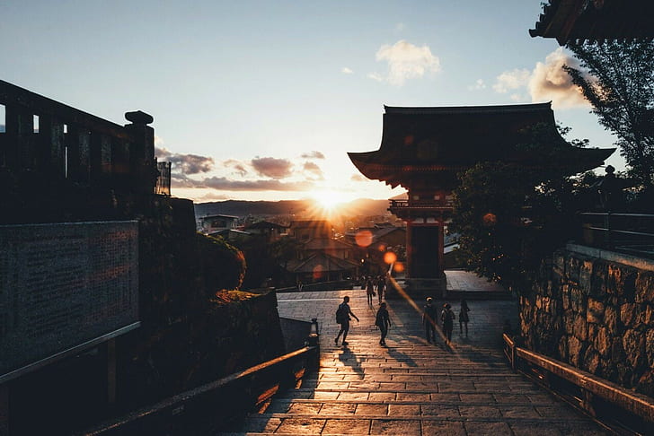 Asia, nature, kiyomizu-dera, HD wallpaper