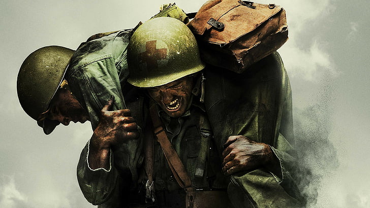 Dunkirk movie, Hacksaw Ridge, soldier, Mel Gibson, HD wallpaper
