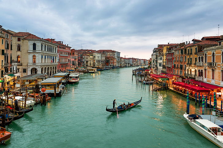 Venezia, Canal Grande, best, Venice, Italy, HD wallpaper