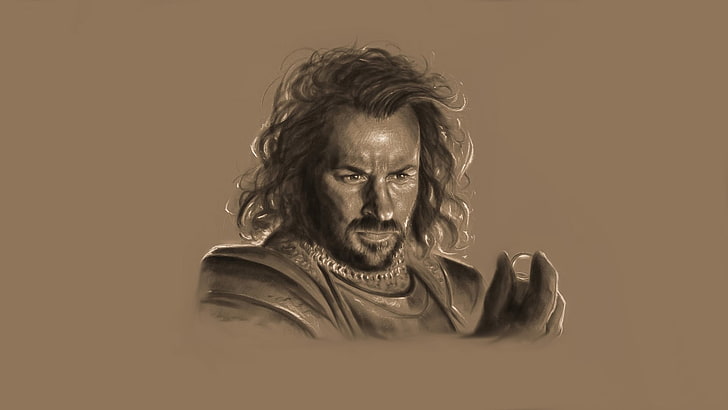 The Lord of the Rings, The One Ring, Isildur, drawing, men