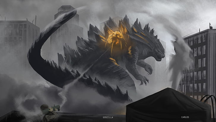 HD wallpaper: Carlos Alan, creature, Godzilla | Wallpaper Flare