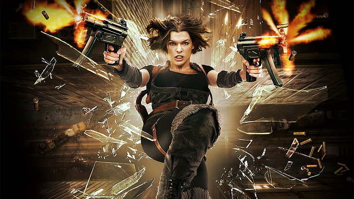 women's black pants, Milla Jovovich , Resident Evil, movies, Resident Evil: Afterlife