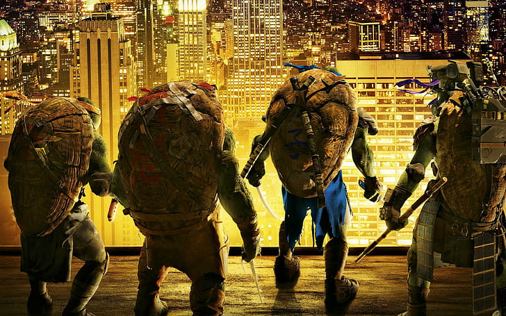 TMNT Teenage Mutant Ninja Turtles, teenage mutant ninja turtles 3d illustration, HD wallpaper