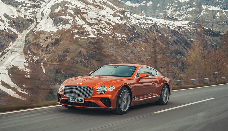 Bentley, Bentley Continental GT, Car, Luxury Car, Orange Car
