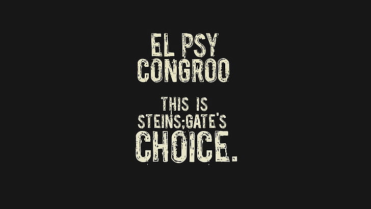 El Psy Congroo, Steins;Gate, simple, Gates of Steiner, Okabe Rintarou
