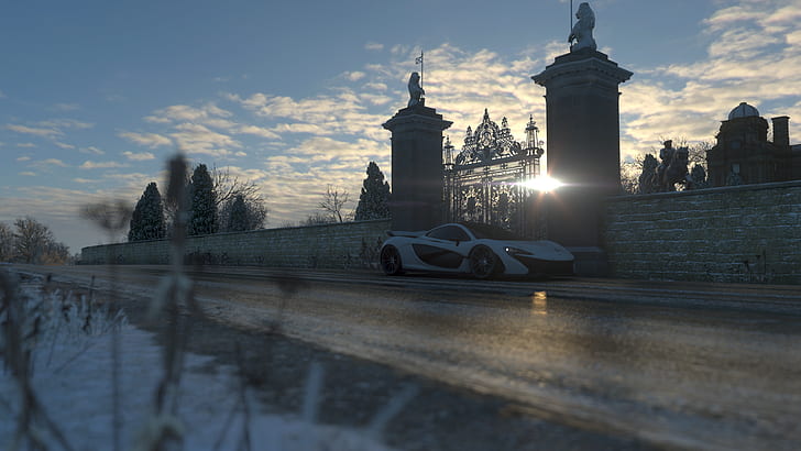 Forza, Forza Horizon 4, video games, sunlight, sky, screen shot