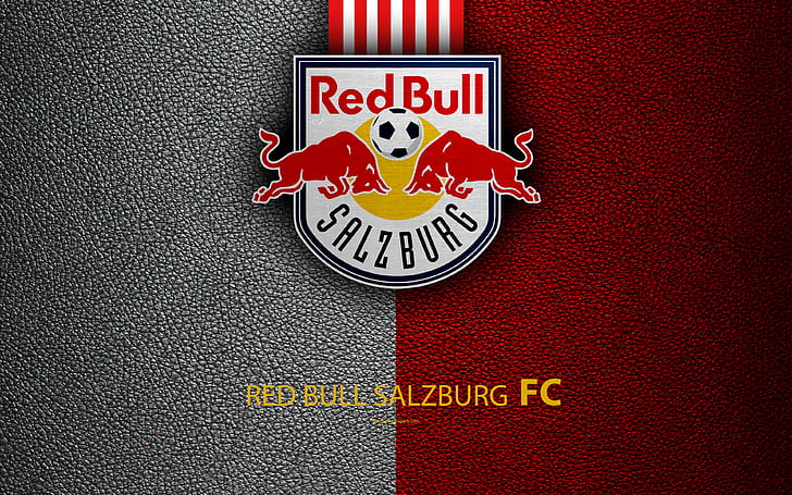 Soccer, FC Red Bull Salzburg, Emblem, Logo, HD wallpaper