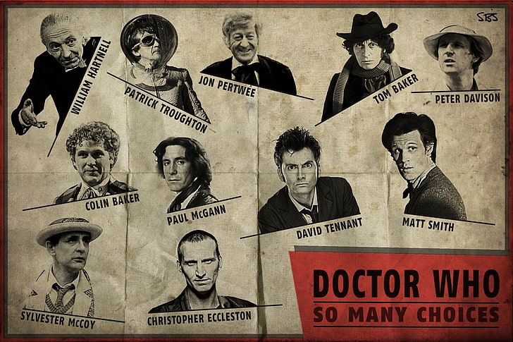 Doctor Who So Many Choices poster, The Doctor, David Tennant, HD wallpaper