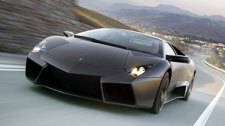 Lamborghini Reventon, Matte painting, car, vehicle, Super Car