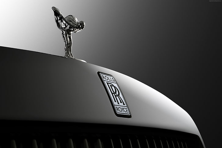 Rolls-Royce Phantom, 4K, cars 2017, communication, low angle view, HD wallpaper