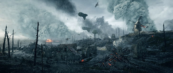 soldier battlefield 1 ea dice world war i war video games, smoke - physical structure