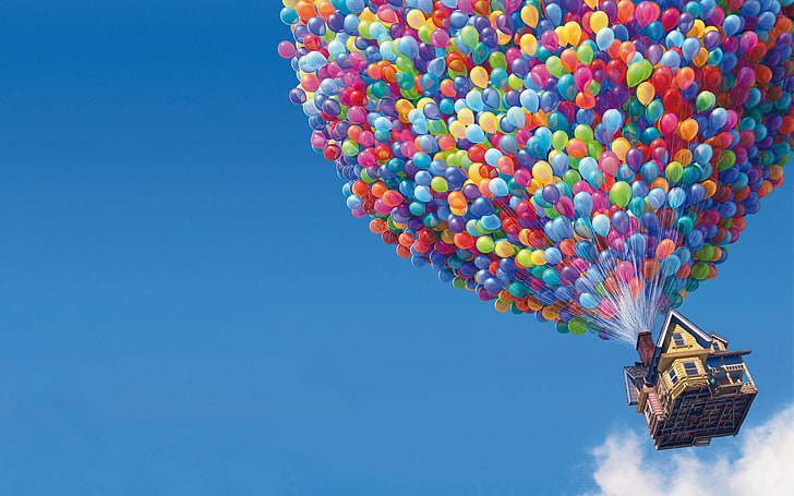pixar up movie balloons 1920x1200  Entertainment Movies HD Art