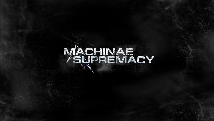 machinae supremacy, communication, text, western script, sign
