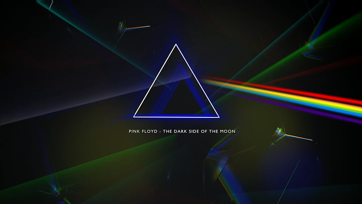 Pink Floyd The Dark Side of The Moon album cover, prism, Progressive rock