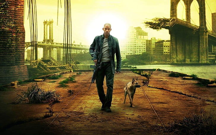 movies postapocalyptic will smith i am legend 1920x1200  Entertainment Movies HD Art, HD wallpaper