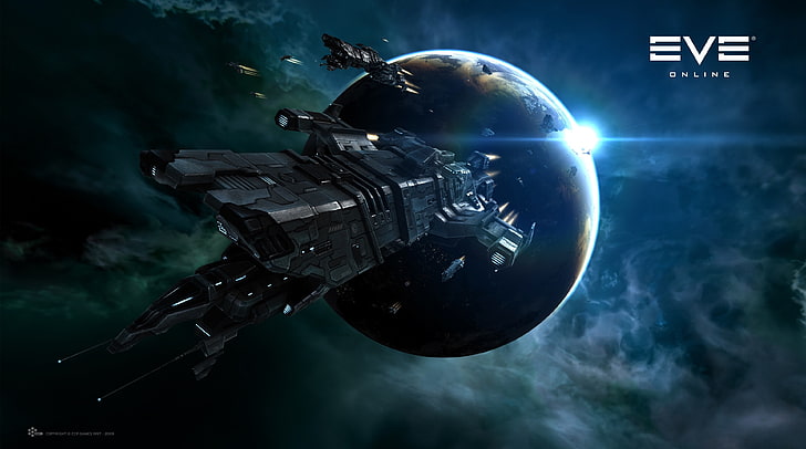 eve online 4k pc, planet earth, planet - space, futuristic