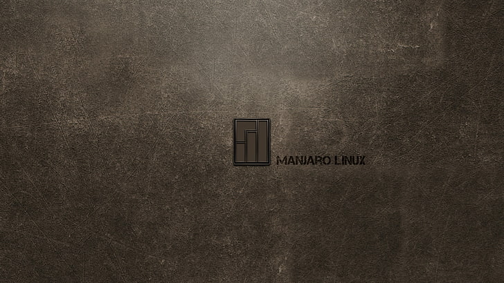 Mania Pro logo, line, background, the inscription, Manjaro Linux